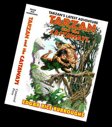 Frazetta cover for "Tarzan and the Castaways"