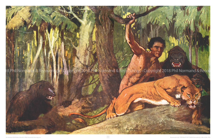 THE BEASTS OF TARZAN &lt;em&gt;&#8212; 17 x 11 in.&lt;/em&gt;